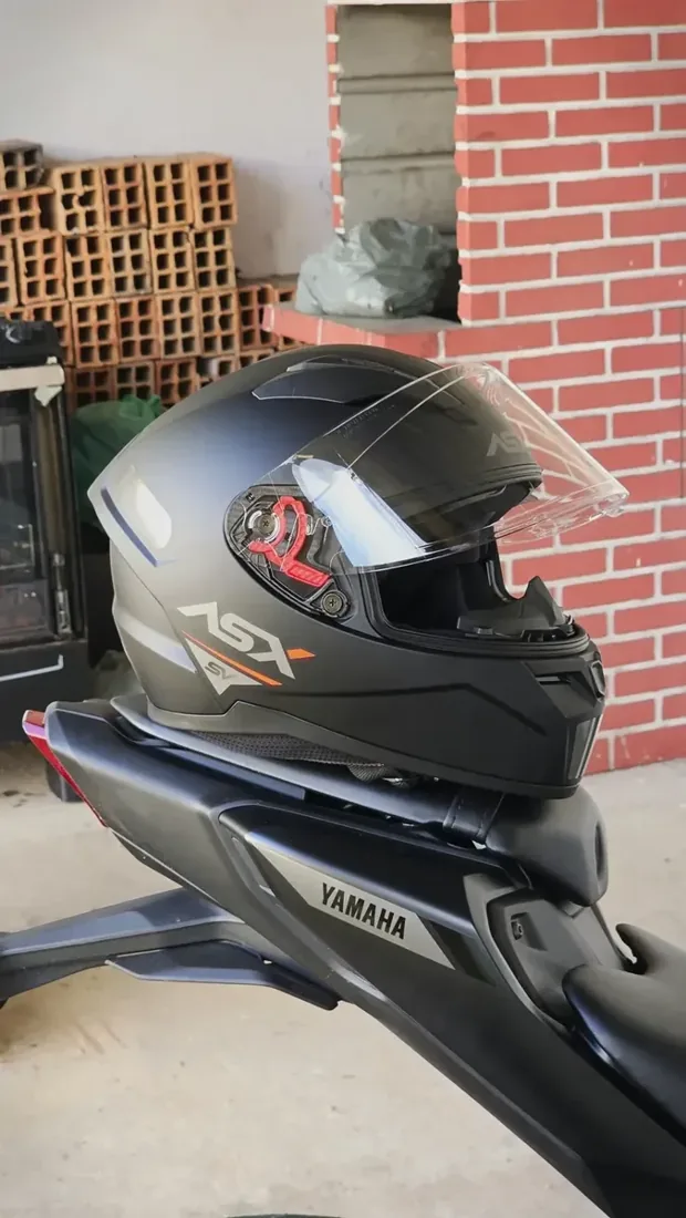 Foto enviada do capacete ASX 4