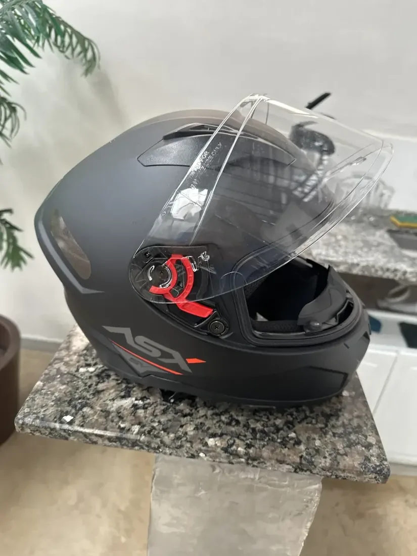 Foto enviada do capacete ASX 5