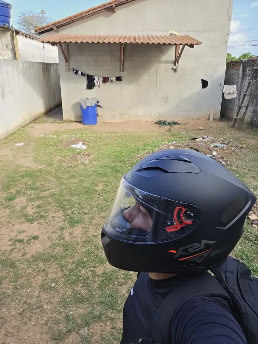 Foto enviada do capacete ASX 3